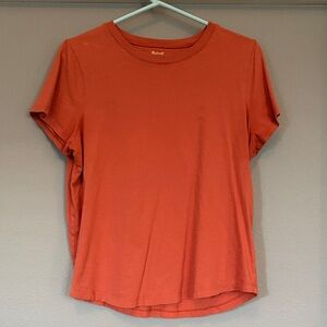 Madewell Rust Short Sleeve Tee